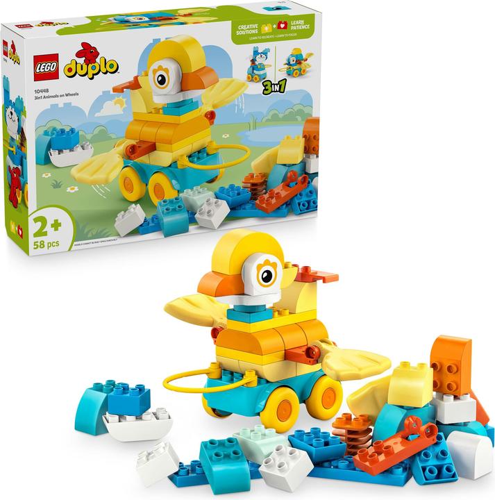 Actual product image LEGO Tiere auf Rädern 3-in-1-Set (10448)