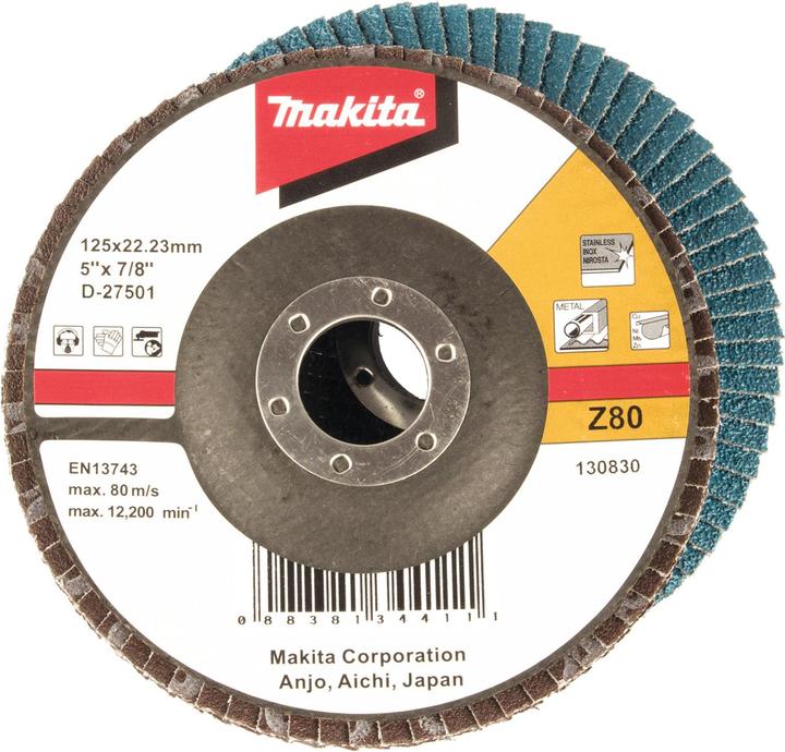 Actual product image Makita Flap disc 125mm Z80 (80)