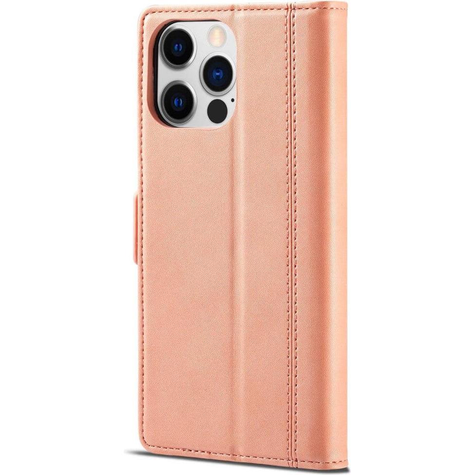 Thumbnail - Cover-Discount iPhone 14 Pro - Stand Flip Case Hülle rosa (Apple iPhone 14 Pro), Smartphone Hülle, Rosa