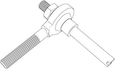Image du produit Makeblock Support d'extrémité de tige mâle (éléments structurels, Boulons filetés)