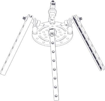 Image du produit Makeblock Support d'extrémité de tige mâle (éléments structurels, Boulons filetés)