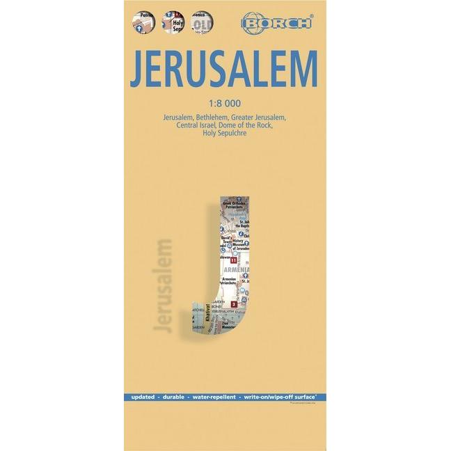 Jerusalem, Landkarte