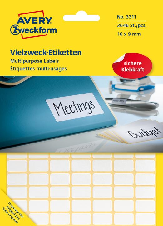 Produktbild Avery Vielzweck-Etiketten