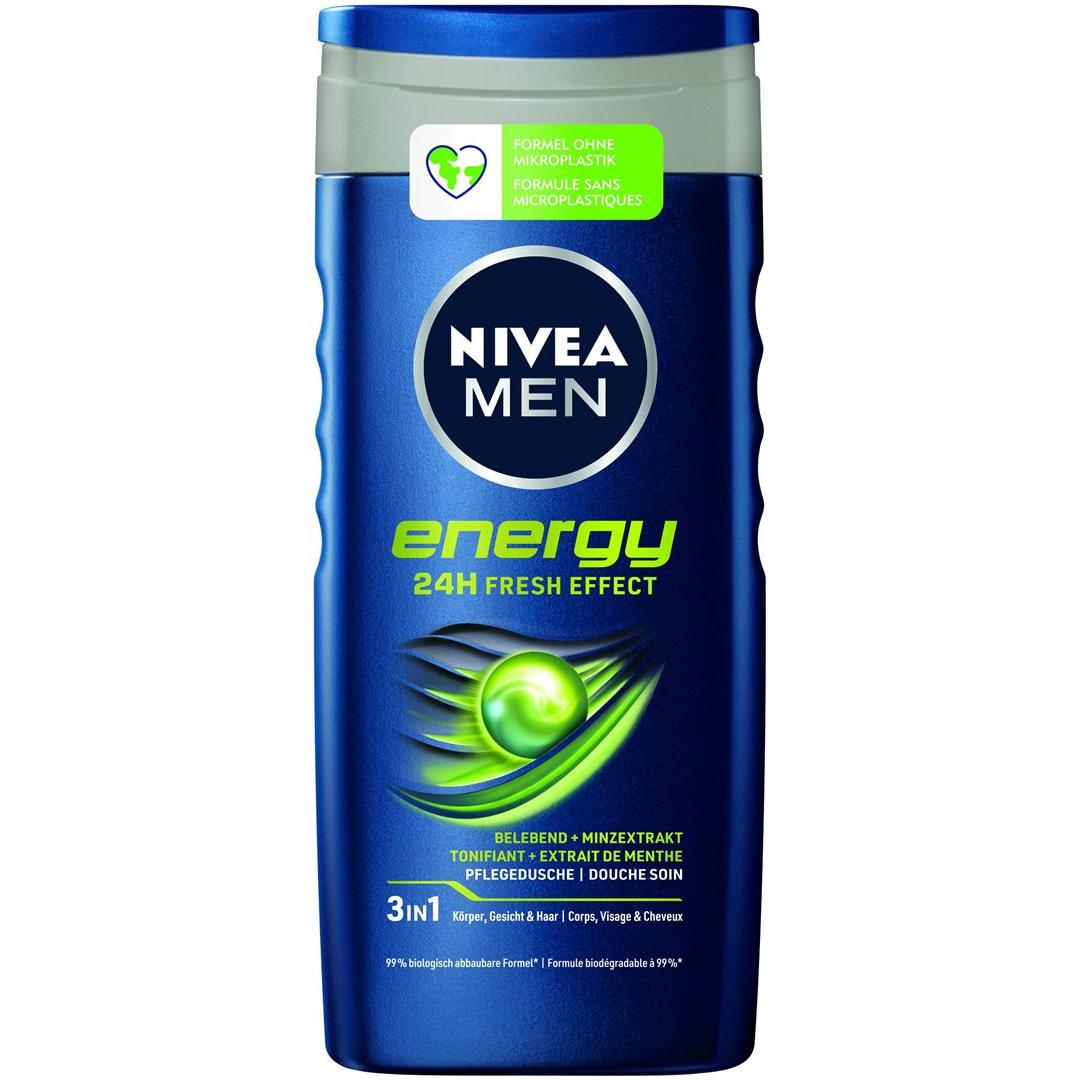 NIVEA MEN, Gel doccia, Pflegedusche Energy (250 ml)
