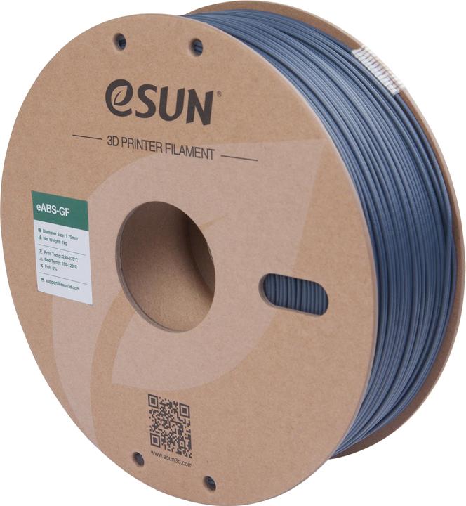 Produktbild eSUN EABS-GF 1,75mm GREY 1kg (ABS, 1.75 mm, 1000 g, Grau)