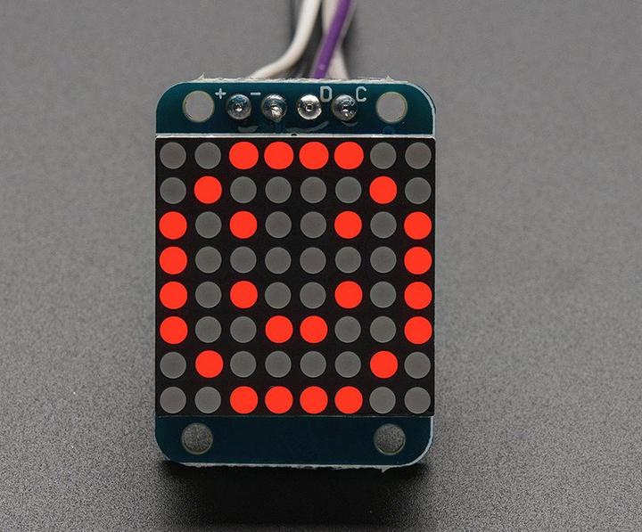 Produktbild Deek-Robot DK 8x8 LED Matrix Rot mit HT16K33 Backpack (Stromkomponente)