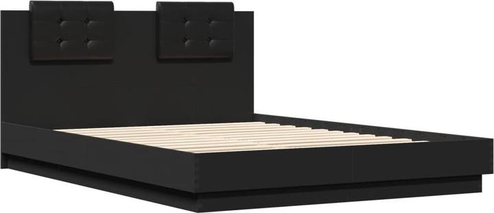 Actual product image VidaXL Bed frame with headboard (120 x 200 cm)
