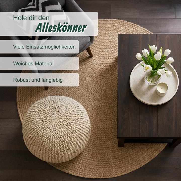 Image du produit Relaxdays Strickpouf