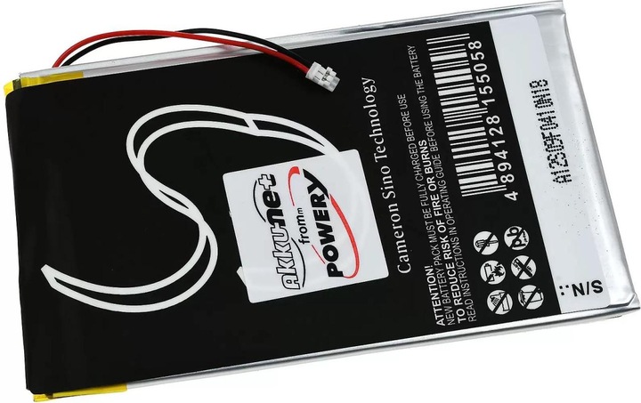 Immagine prodotto AccuCell Batteria e-book reader Barnes & Noble GlowLight 3, BNRV520, tipo PR-305084-ST