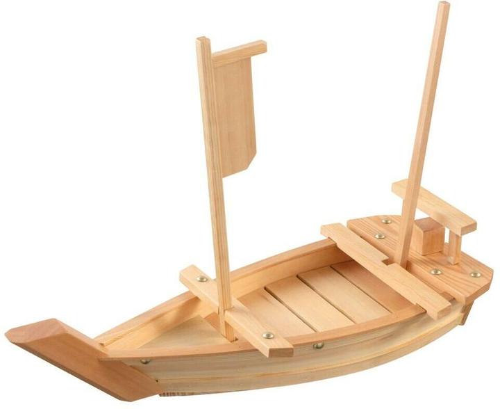 Actual product image Paderno Sushi-Boot 40 cm x 18 cm, Nature