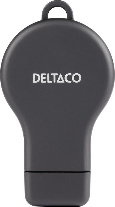 Productafbeelding Deltaco Magnetinis belaidis įkroviklis 3in1, nuimama išorinė baterija, skirtas iPhone/Apple (18 W)