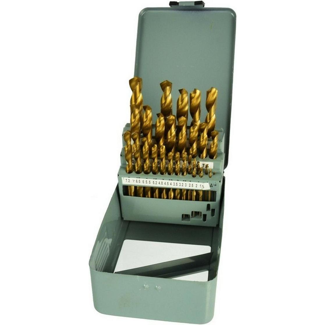 GEKO Metallbohrer in Metallbox, 28-tlg. Satz, 1,5-13 mm (1,5-13 mm) (G38235)