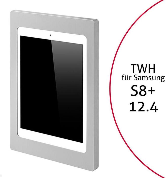 Produktbild TabLines TWH040S Tablet Wandhalterung für Samsung Tab S8+ 12.4, silber