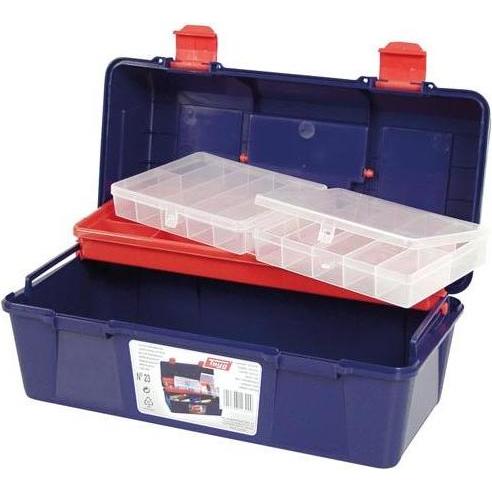 Velleman, Werkzeugkoffer, - Werkzeugkasten - 356 x 184 x 163 mm - mit Tragekasten und Sortimentskasten (1 Teile)