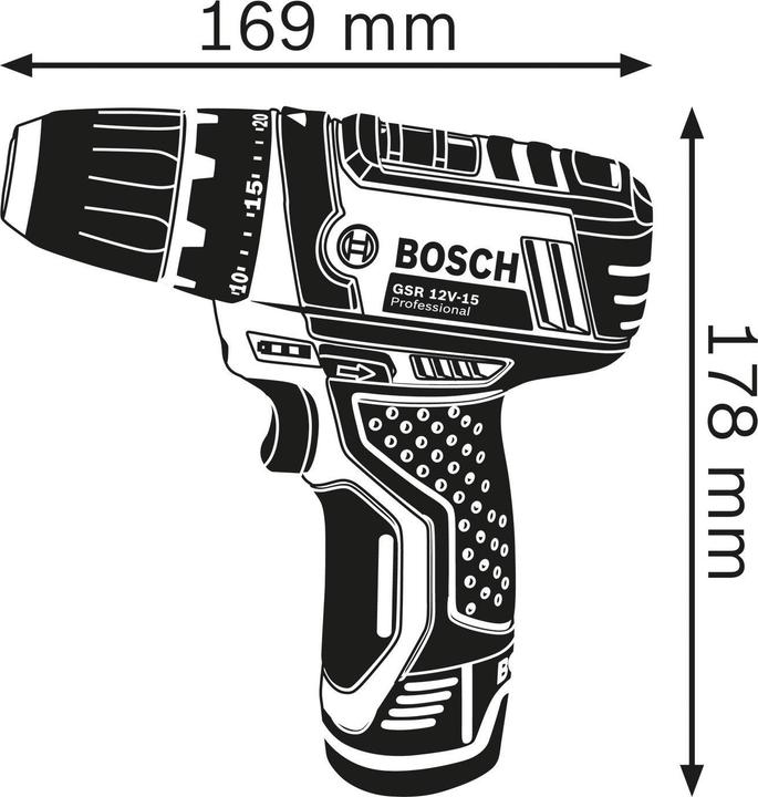 Actual product image Bosch Hausgeräte Bosch Akku-Bohrschrauber GSR 12V
