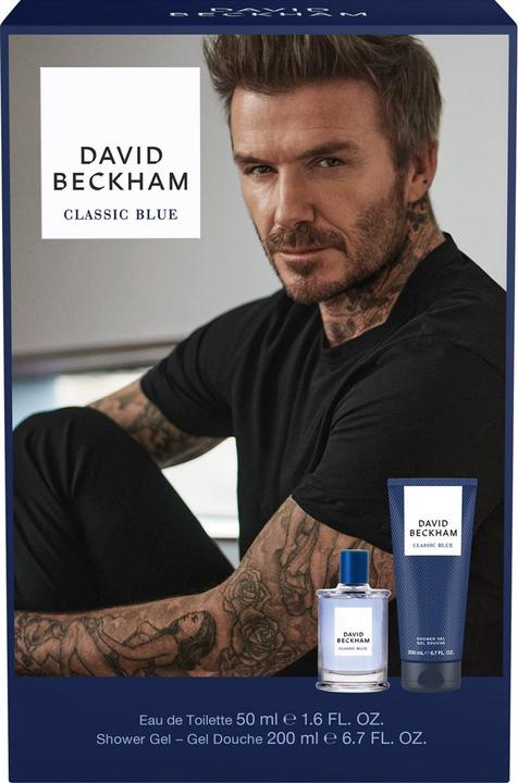 Actual product image David Beckham Classic Blue Eau de Toilette 50ml + Shower Gel 200ml (Perfume set)