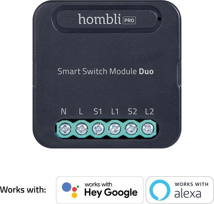 Image du produit Hombli Module Smart Switch Duo (Actionneur de commutation)