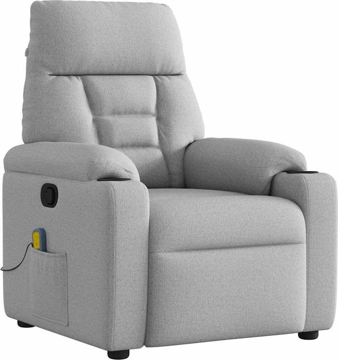 Immagine prodotto vidaXL Sedia da massaggio in tessuto grigio nuvola