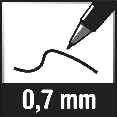 Produktbild STABILO ® Fineliner SENSOR® medium 0,7mm rot (Rot, 1 x)