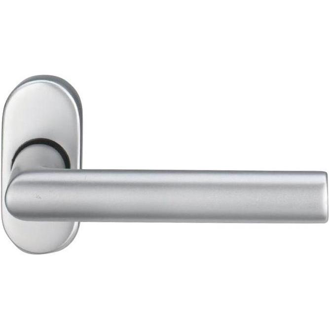 EDI, Türgriff + Fenstergriff, Profiltürdrückerlochteil 1108/2033 Edelstahl EST oval 8 mm gerade (Türgriff)
