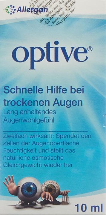 Produktbild Optive Allergan benetzende Augentropfen (10 ml, Allergan benetzende Augentropfen 10 ml)