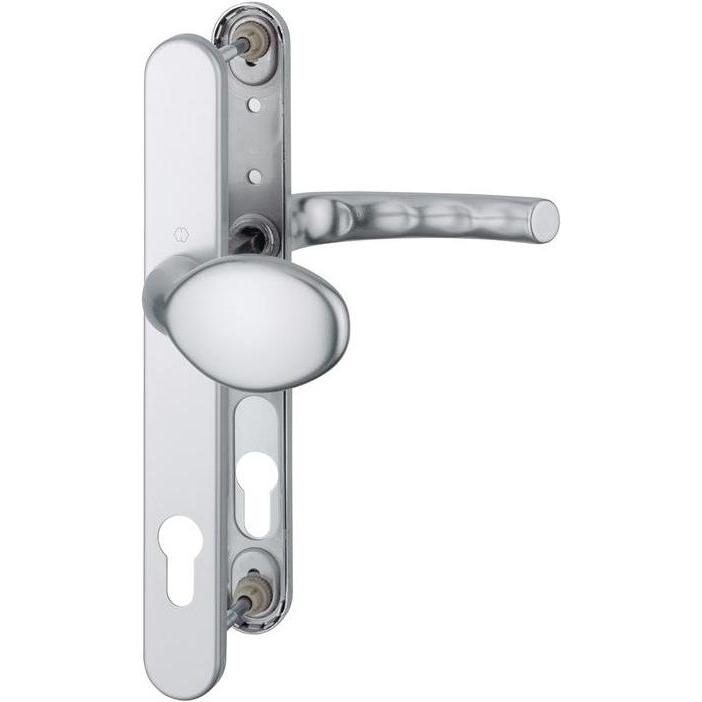 Hoppe, Türgriff + Fenstergriff, Profiltürgarnitur Tôkyô 76G/3346/1710RH Aluminium F1 PZ für Türstärke 57-62 mm (Türgriff...