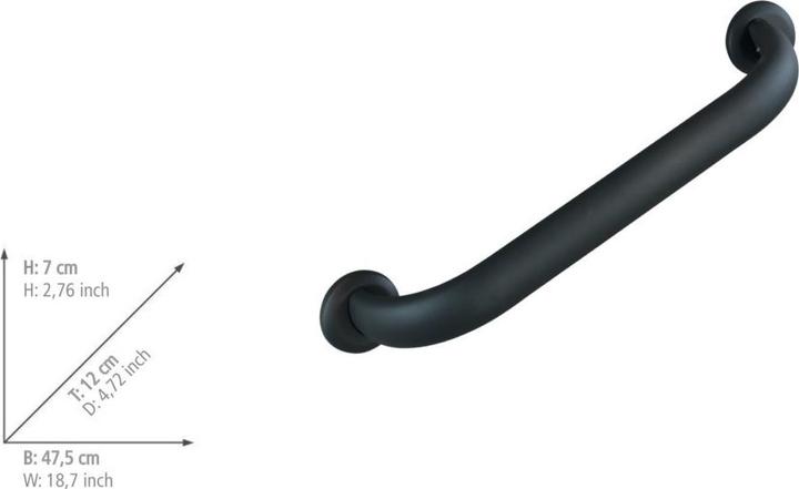 Produktbild Wenko Wandhaltegriff 43cm Secura