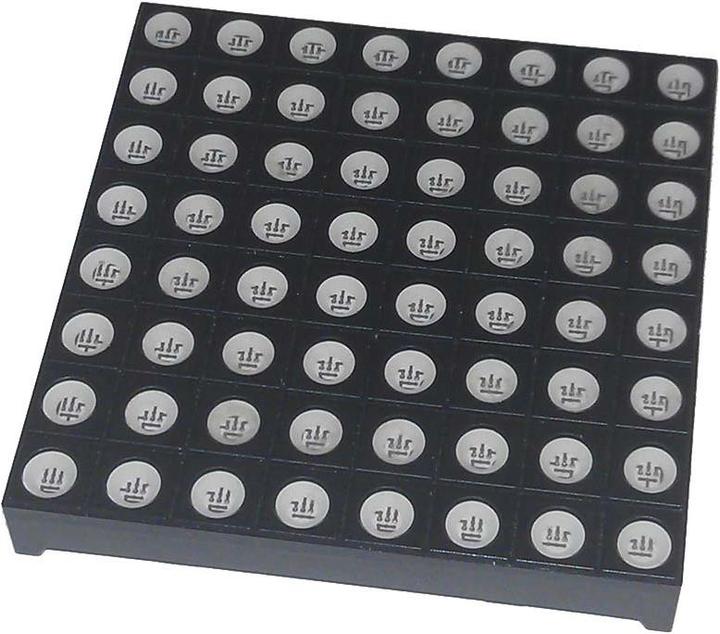 Actual product image OEM RGB 8x8 LED Matrix 6cm 6cm Common Anode