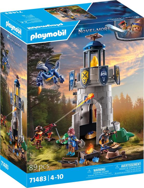 Playmobil Torre del cavaliere con fabbro e drago (71483, Playmobil Novelmore)