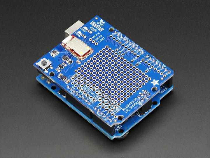 Image du produit Adafruit Bluefruit LE Shield Bluetooth LE pour Arduino (Bouclier)