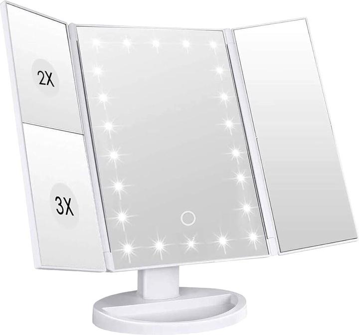 Actual product image Intirilife Make-up mirror with LED