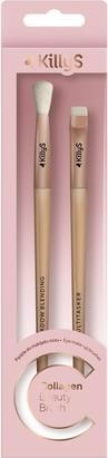 Actual product image KillyS Set Collagen Beauty Eyeshadow Brush 2Pcs (Set)