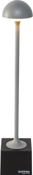 Actual product image Sompex FLORA grey rechargeable table lamp (247 lm)