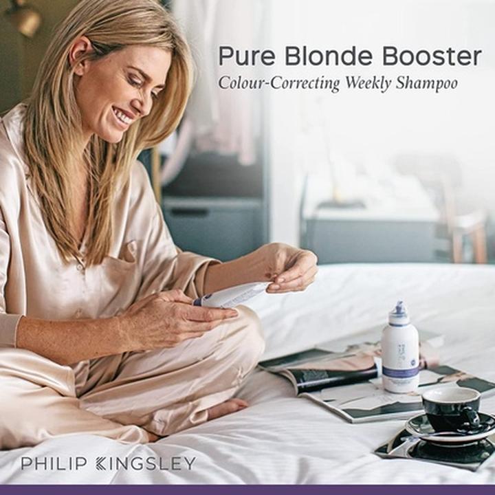 Actual product image Philip Kingsley Pure Blonde Booster Shampoo 75 ml (75 ml, Liquid shampoo)