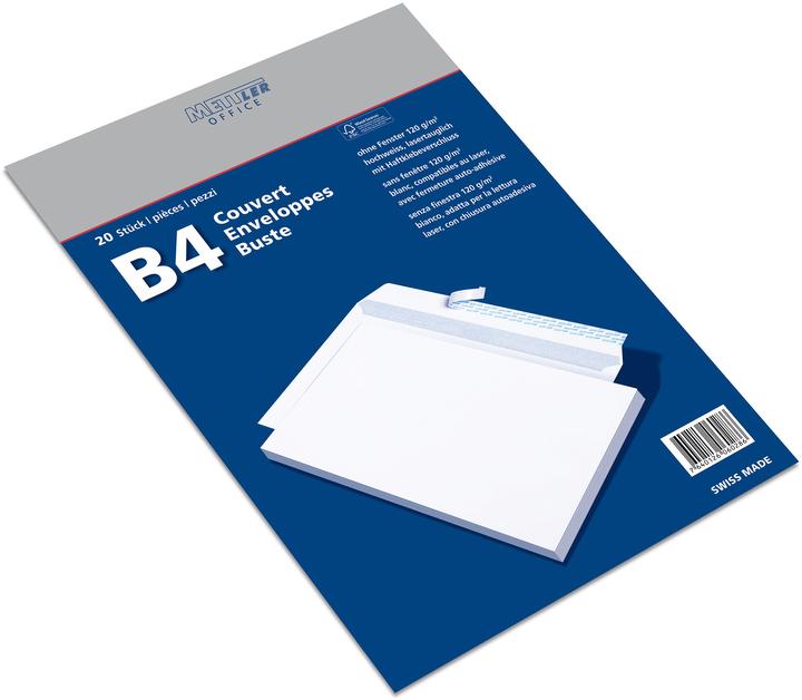 Mettler Office POURTOI PLUS - envelopes bright white (B4, 20 x)