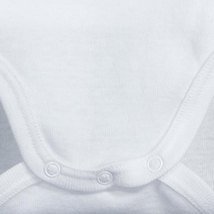 Actual product image La Redoute Collections Pack of 7 First Time Bodysuits with Long Sleeves (50 C)