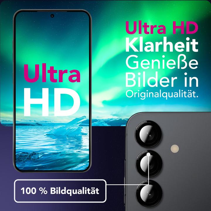 Produktbild Nalia Kameraschutz "Focus.Pro CLX" - Schutz Glas für Kamera Linse Reflexionsfrei - Camera Lens Protector (Samsung Galaxy S25 FE)