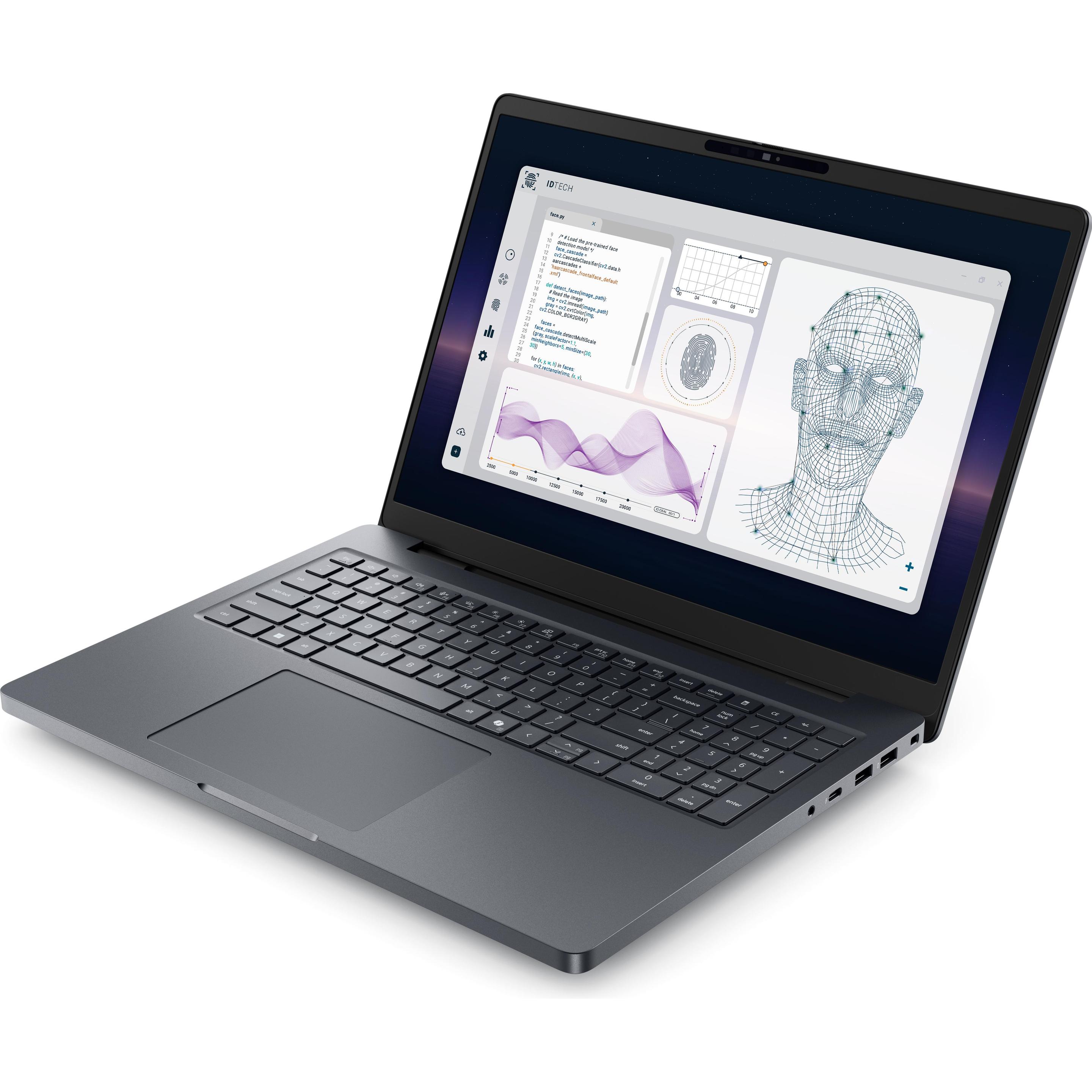 Dell Pro Max 16 Plus MB16250 (16", 64 GB, 1000 GB, DE), Notebook, Schwarz