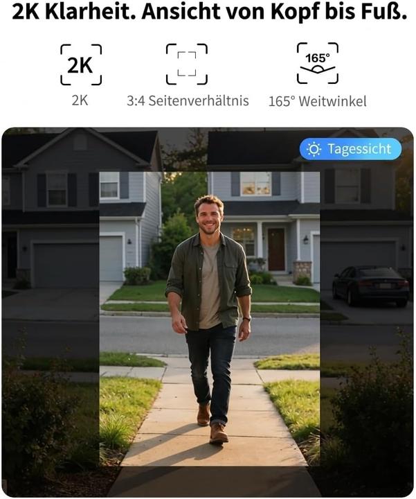 Produktbild Aqara Türklingel-Kamera G400 mit Chime und 2K HD (WLAN)