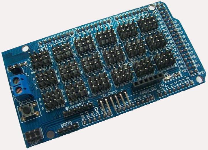 Actual product image OEM MEGA Sensor Shield V2 for Arduino Mega and compatible (Shield)