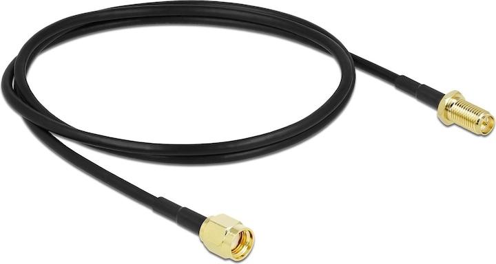 Produktbild Delock RP-SMA—RP-SMA, LMR/CFD100 (Antennenkabel)