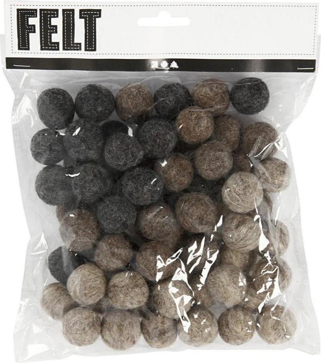 Produktbild Creativ Company Filzkugeln natur (20 mm)