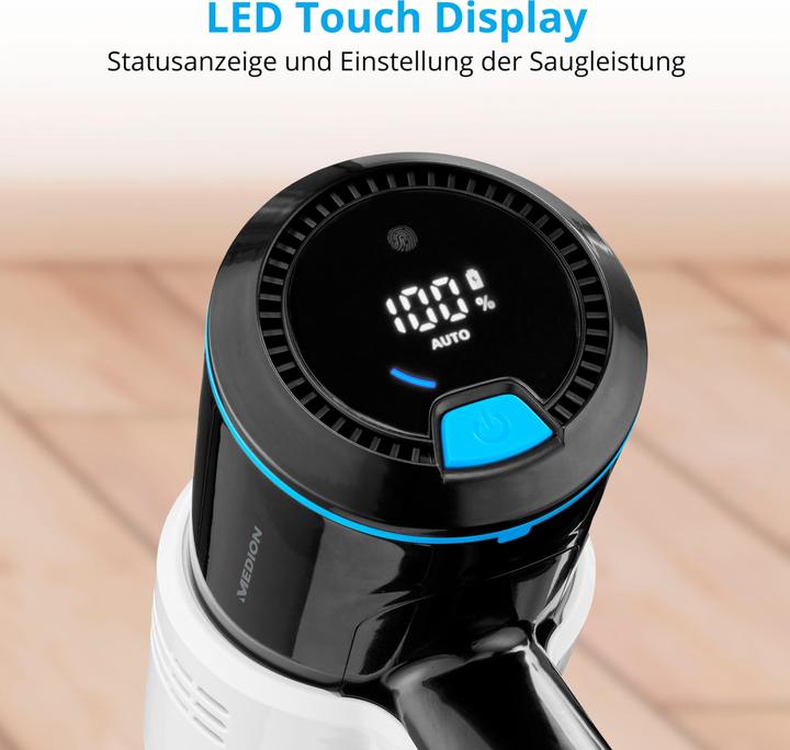 Produktbild Medion P250 Akku-Stielstaubsauger mit beutelloser Zyklon-Technologie