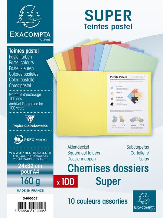 Immagine prodotto Exacompta Scrapbook - Copertine di file (A4, 100x)