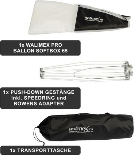 Produktbild Walimex pro Essential Ballon Softbox 65 (Softbox, 65 cm)