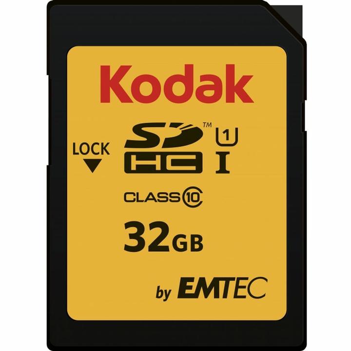 Actual product image Kodak SDHC 32GB Class10 U1 (32 GB, SDHC, UHS-I)