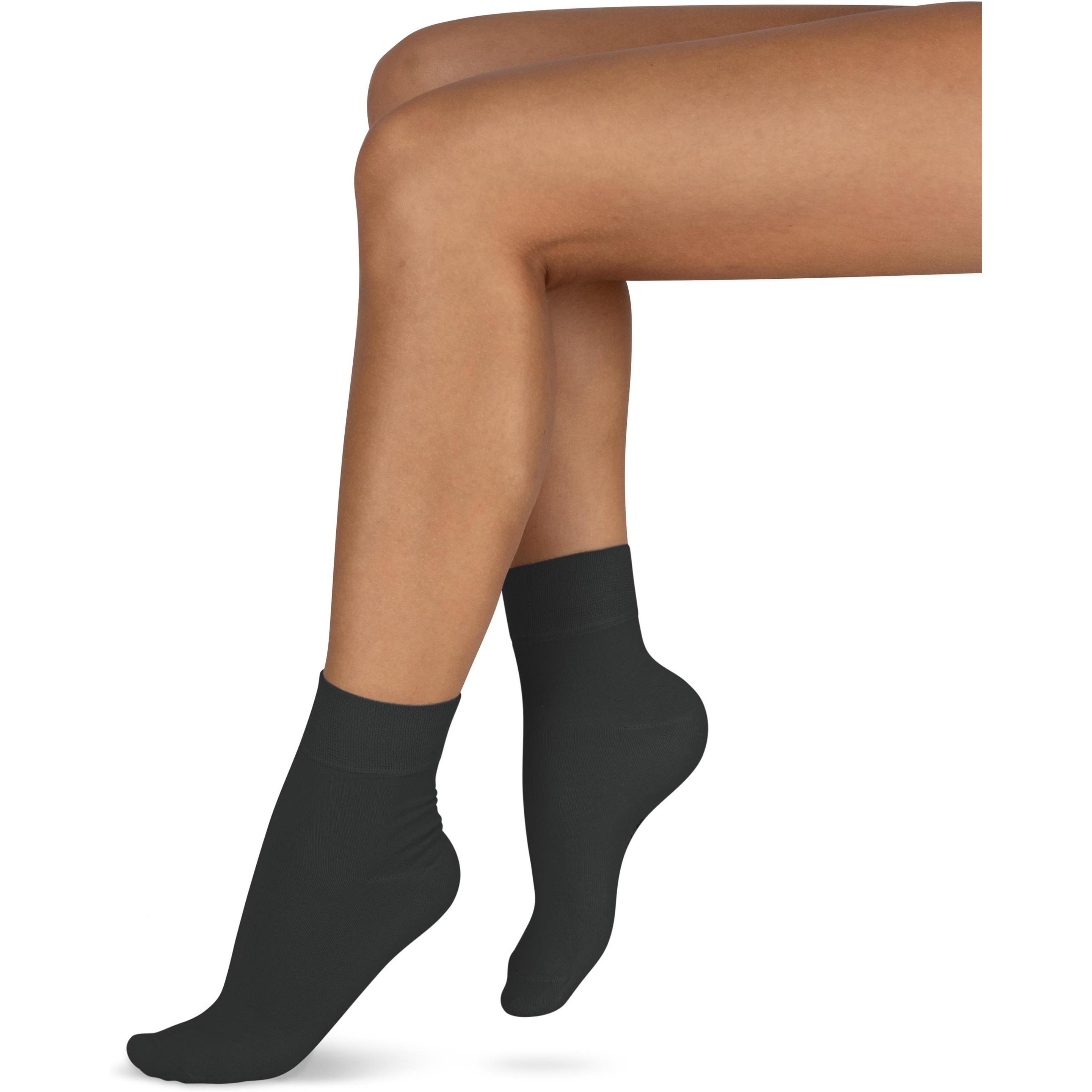 Thumbnail - Normani, Herren, Socken, 6 Paar Bambus-Gesundheitssocken Kurzschaft, Schwarz, (6er Pack, 39 - 42)