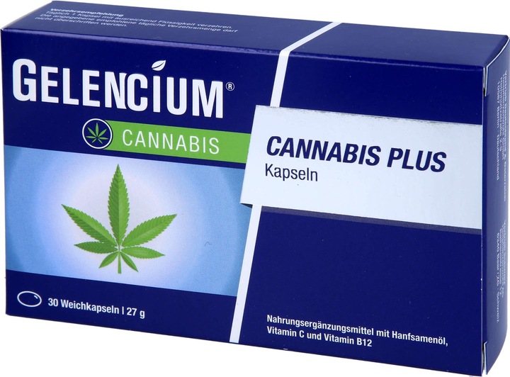 Actual product image Gelencium Cannabis Plus (30 Piece, Capsules, 27 g)