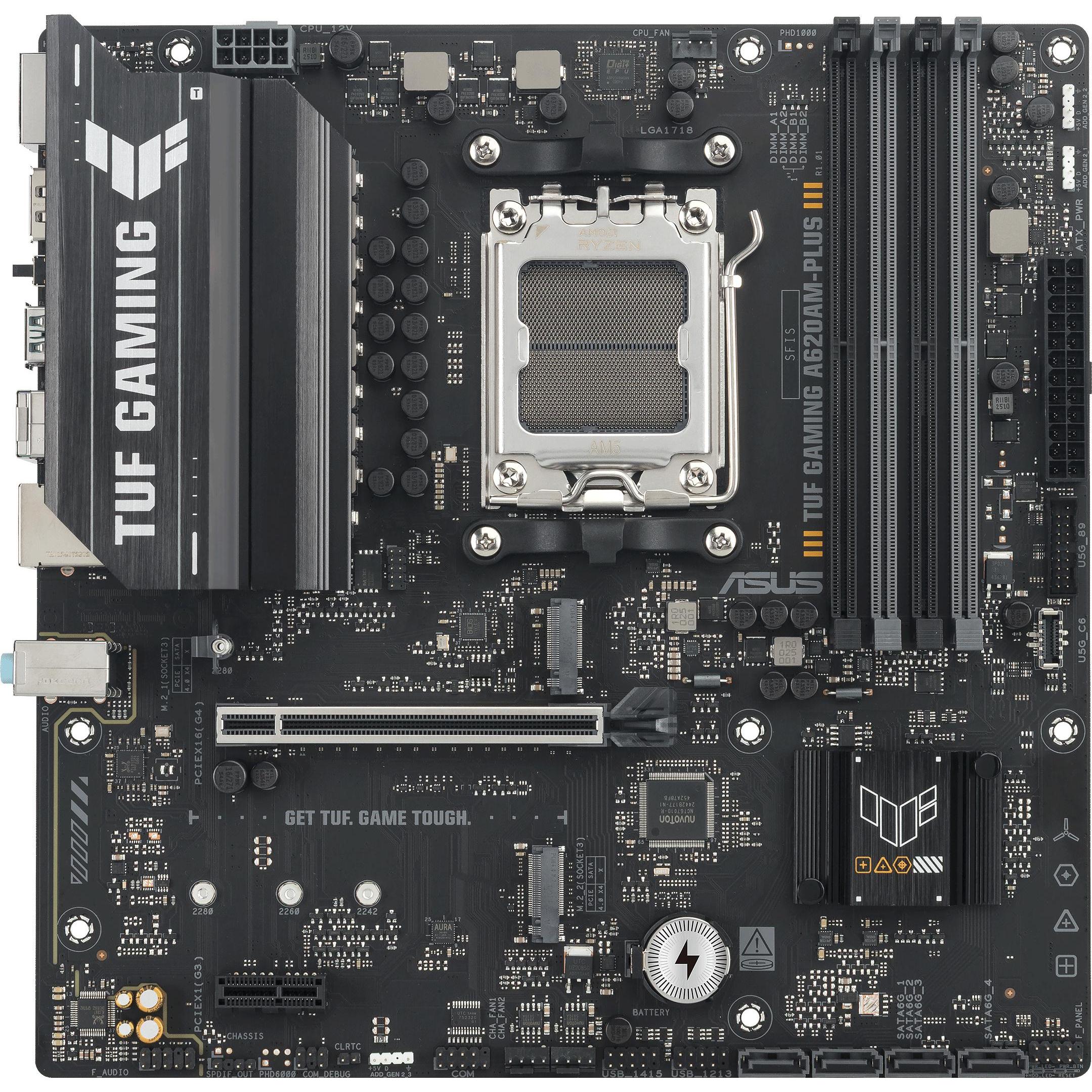 ASUS MB TUF GAMING A620AM-PLUS (AM5, AMD A620, mATX), Mainboard