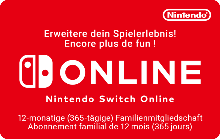 Produktbild Nintendo Switch Online 12 months (Family) Digital Code (12 Monate)